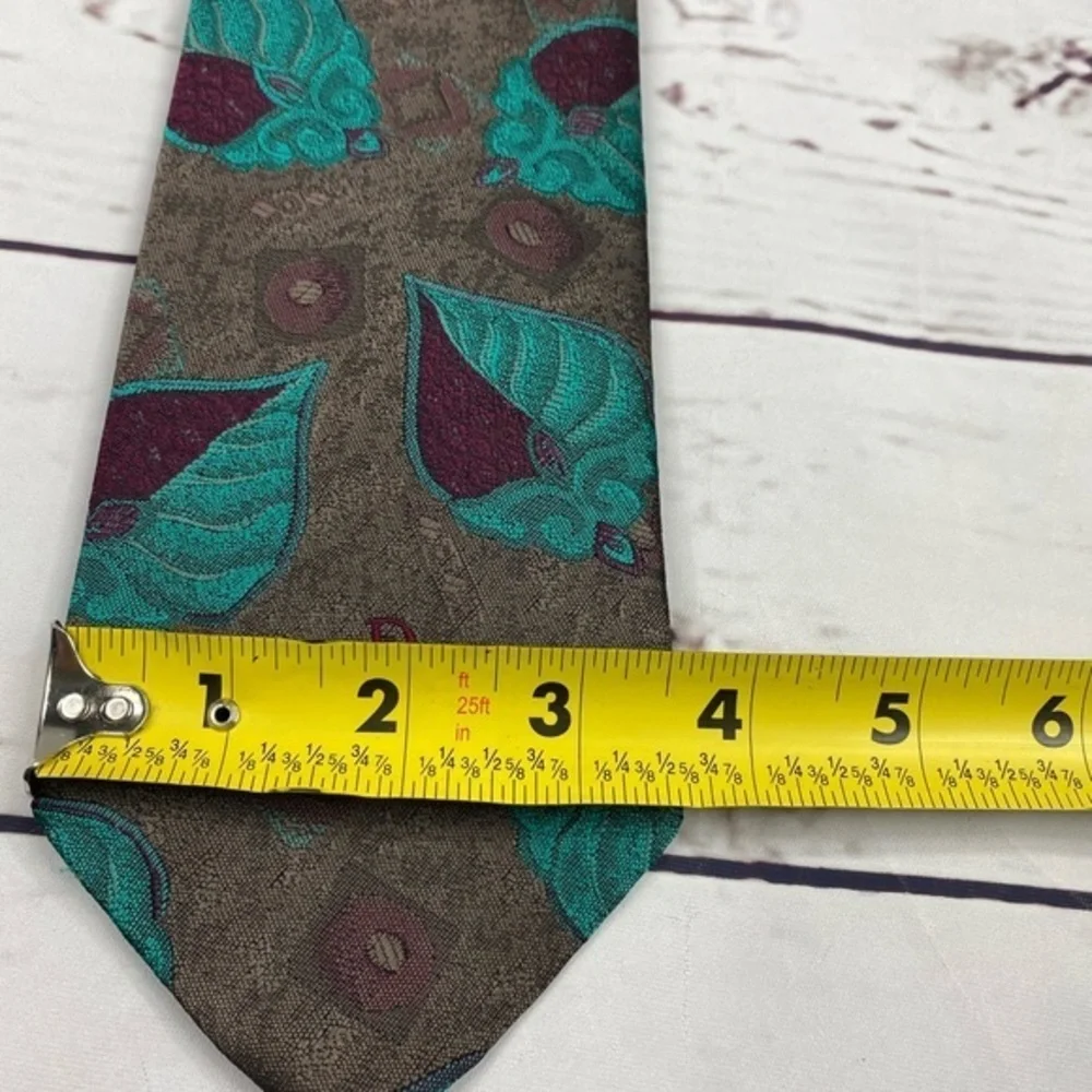 Dior Brown‎ Print Tie
